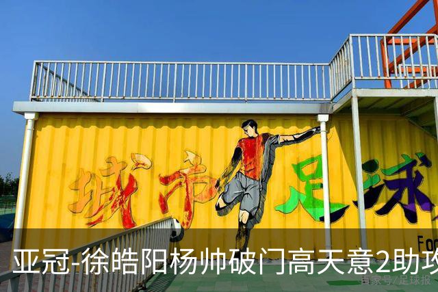 亚冠-徐皓阳杨帅破门高天意2助攻 申花2-1淡滨尼流浪者